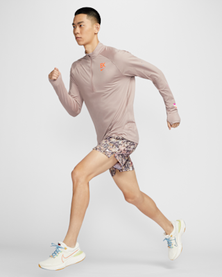 NN running キプチョゲ　TシャツM メンズ Nike Stride 'Eliud Kipchoge' Men's Dri-FIT 1/4-Zip Running Top